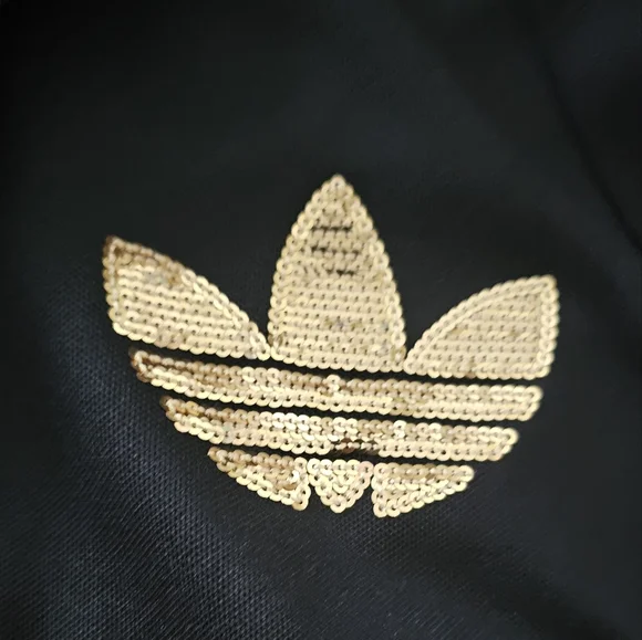 Vintage Adidas Black and Gold Track Jacket - Picture 3 of 5